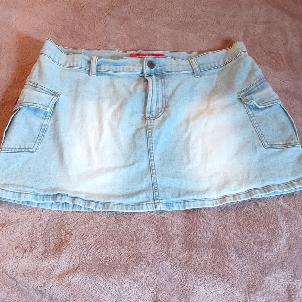 Hot Kiss Denim Mini Skirt